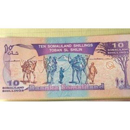 Billet Somalie 10 Shilling