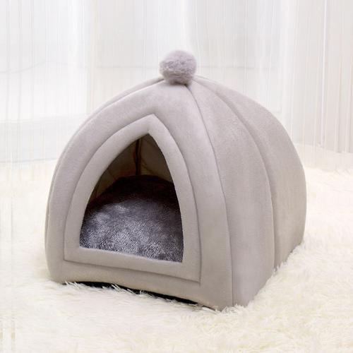 Lit Doux Et Confortable Pour Animaux De Compagnie, Canapé Avec Coussin En Peluche, Maison De Chenil Chaude Pour Chiens Et Chats, Quatre Saisons