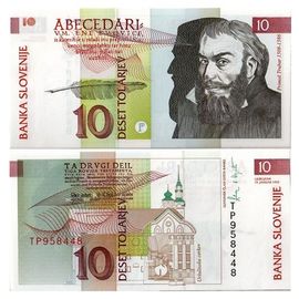 Billet Slovenie 10 Tala