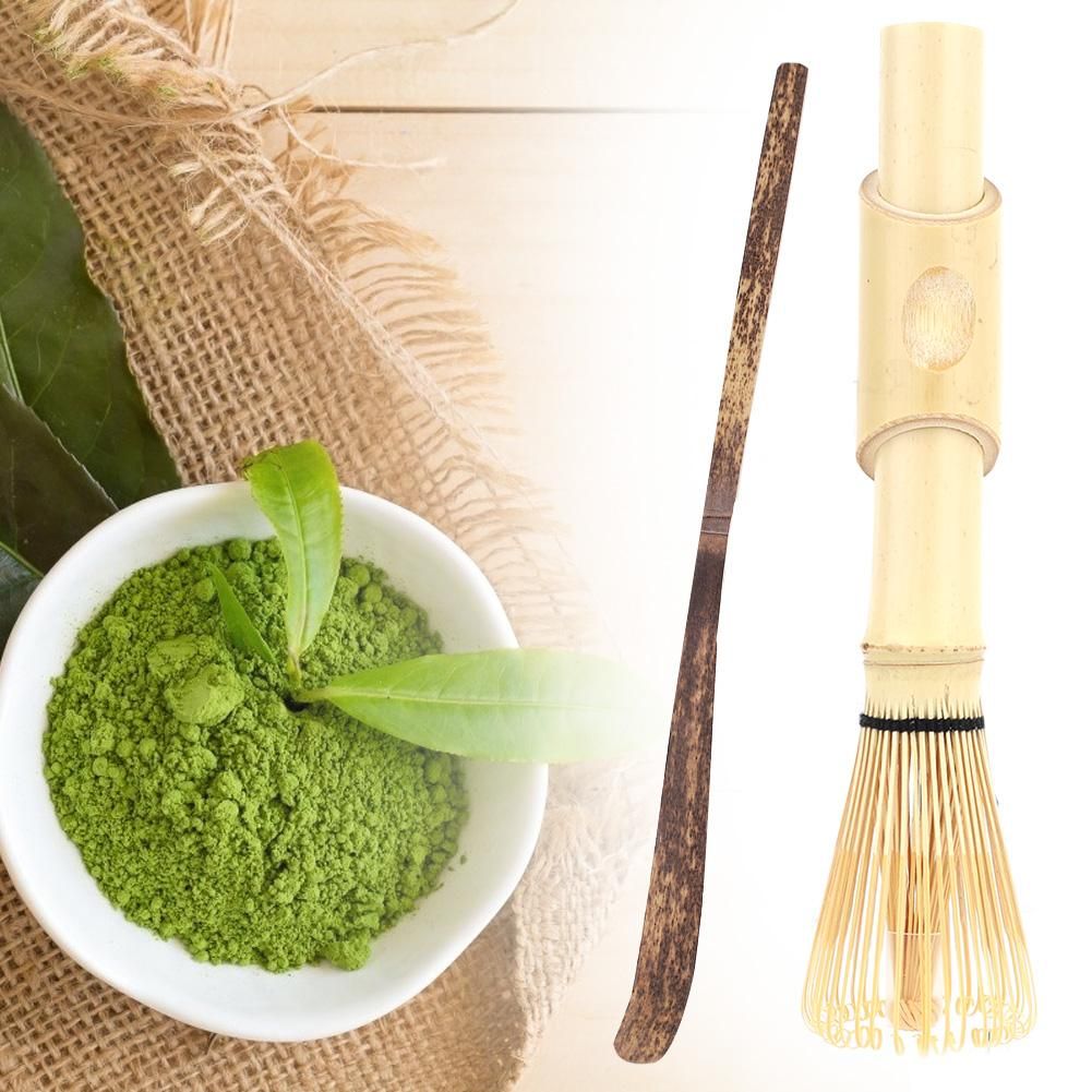 Ensemble De Fouet  Th Matcha Chashaku En Bambou, Ensemble ... - 3