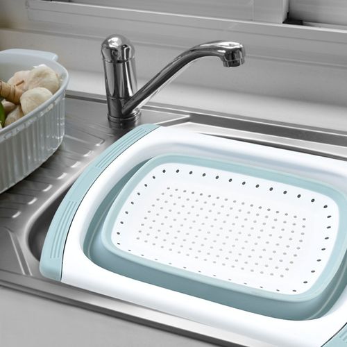 Passoire De Cuisine Rectangulaire En Silicone, Panier De Cuisine, Parfait Pour Égoutter Les Pâtes Et Les Légumes