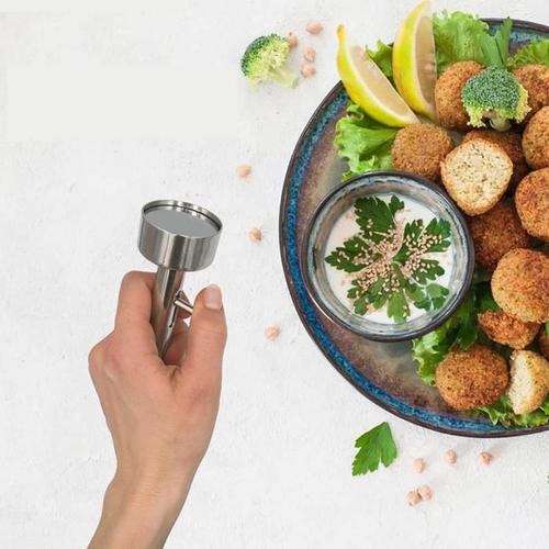 Grande Cuillère À Falafel En Acier Inoxydable, Pour Boulettes De Viande, Sans Danger Pour Les Aliments, Non Collant