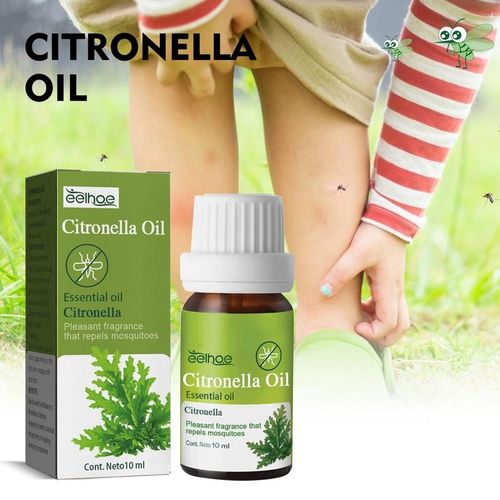 Huile Essentielle De Citronnelle Naturelle, Répulsif Anti-Moustiques, Diffuseur Aromatique, Soins De La Peau, Château, 10ml 