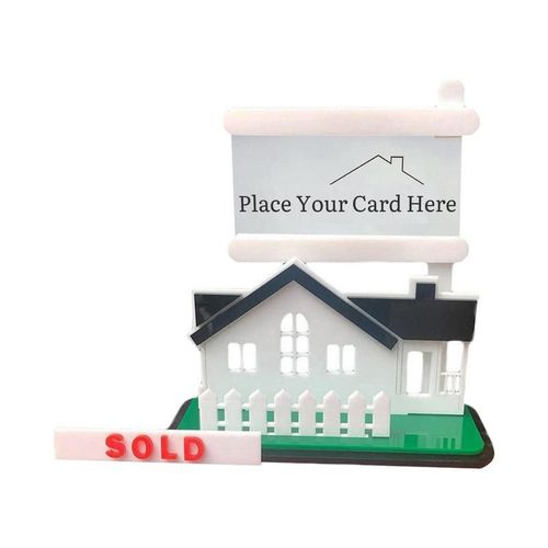 Porte-cartes de visite 2 en 1, présentoir de carte de visite de propriété en bois, support portable pour couper les cartes, carte de bureau