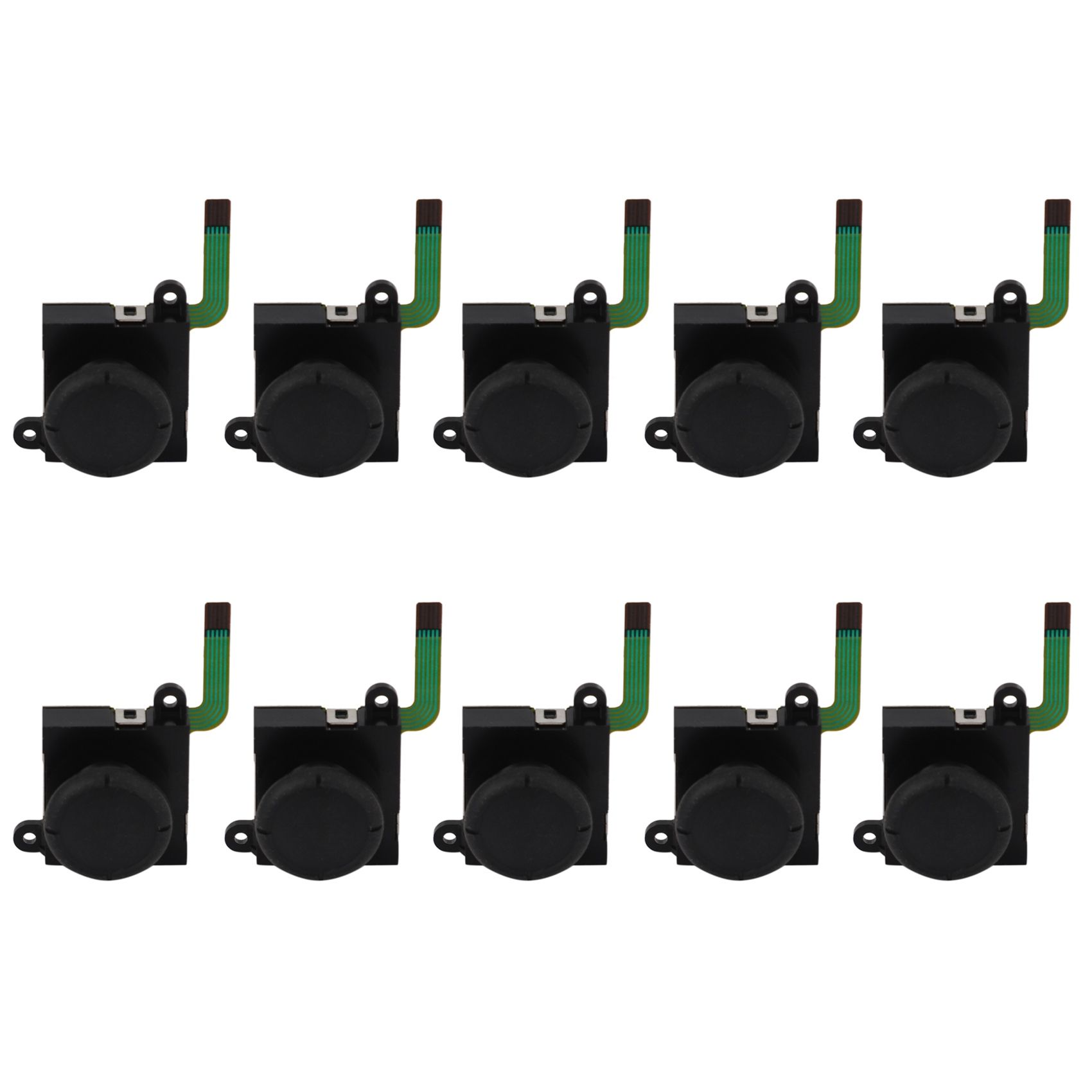 Manette De Jeu Joycon Analogique 3d, 10 Pices, Pice De Rec...