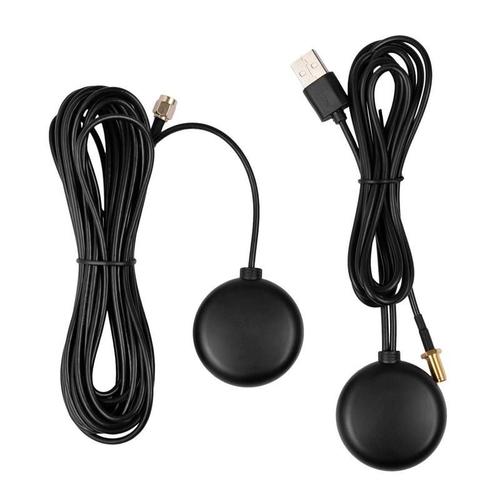 Antenne Gps Pour Voiture, Résistante À L'eau, Pour Véhicule, Avec Interface Sma, Récepteur De Signal De Navigation, Compatible Avec Radio