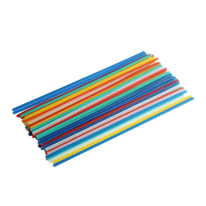 Baguettes De Soudage Pp Pvc Abs, 50 Pièces, Bandes De Soudure Pour Réparation De Pare-Chocs De Kayak, 5 Pièces