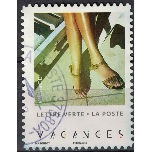 France 2019 Oblitéré Rond Used Carnet Enfants En Vacances Douzième Photo Su