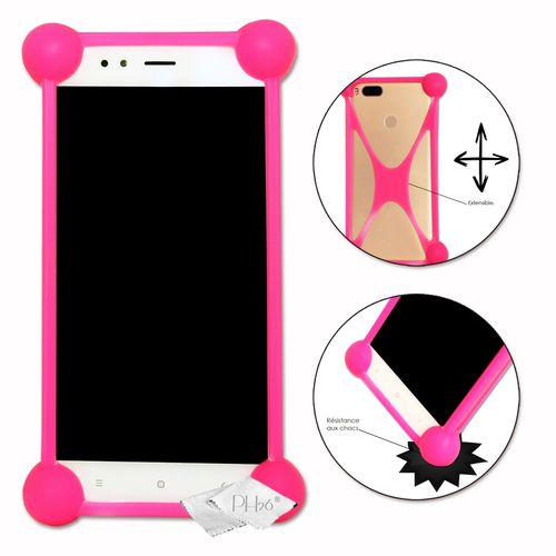 Coque Bumper Antichoc Pour Nokia 7.2 Super Silicon Bumper De Qualité Pour Nokia 7.2 - Rose