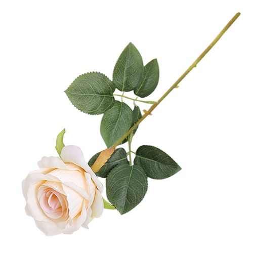 Fleurs artificielles d'extérieur, fausses plantes résistantes aux Uv, fausse plastique, vert, Rose rouge, soie, cadeau, décorations pour la maison