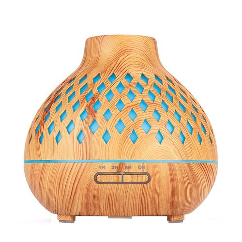 Diffuseur d'arôme intelligent pour huiles essentielles, 400ml, avec Design en forme de diamant, chronométré