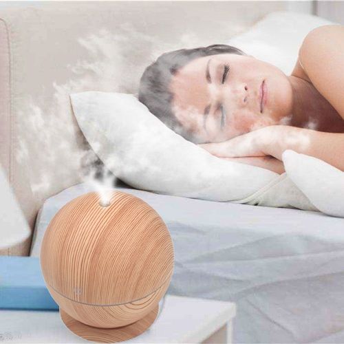 Diffuseur électrique d'arôme, humidificateur d'air, diffuseur d'aromathérapie, brumisateur, Purification d'huile de Grain de bois