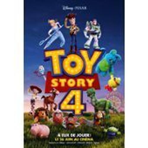 Toy Story 4 - Josh Cooley - Pixar - Tom Hanks - Tim Allen - 2019 - Affiche De Cinéma Pliée 120x160 Cm