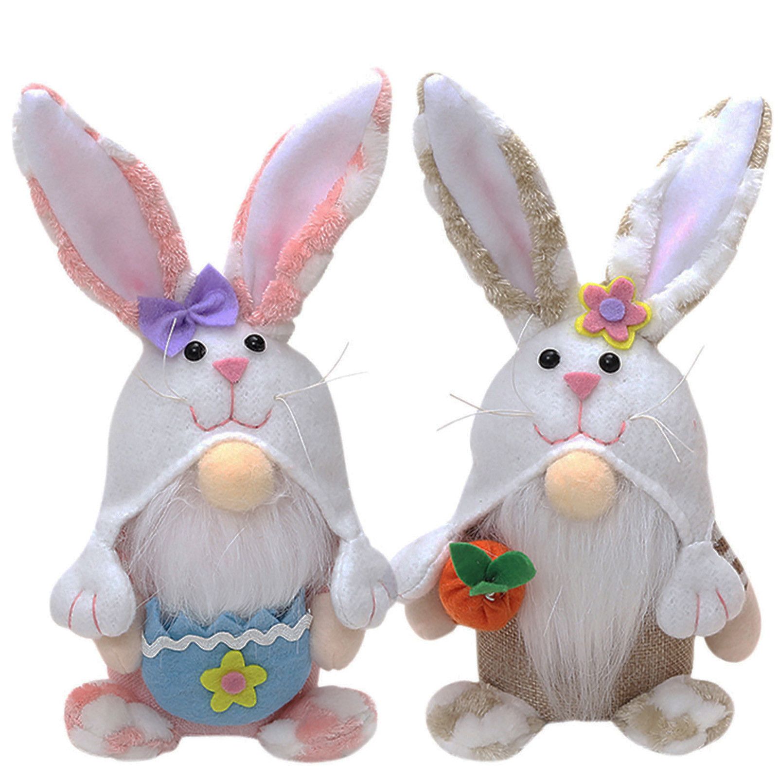 Poupée de pâques en peluche sans visage, roche en mousse naine, décoration de maison réutilisable pour enfants, bricolage, lapin de pâques, ornements, cadeau pour enfants