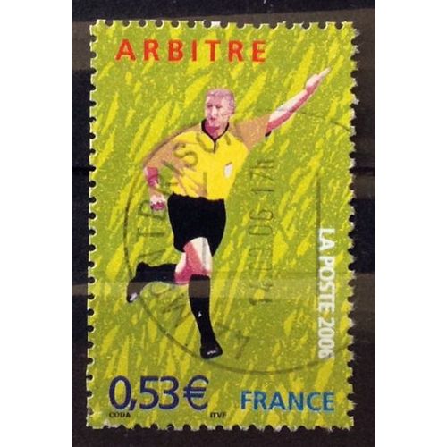 Coupe Monde Foot Allemagne 2006 - Arbitre 0,53 (Très Joli N° 3915) Obl - France Année 2006 - N27531
