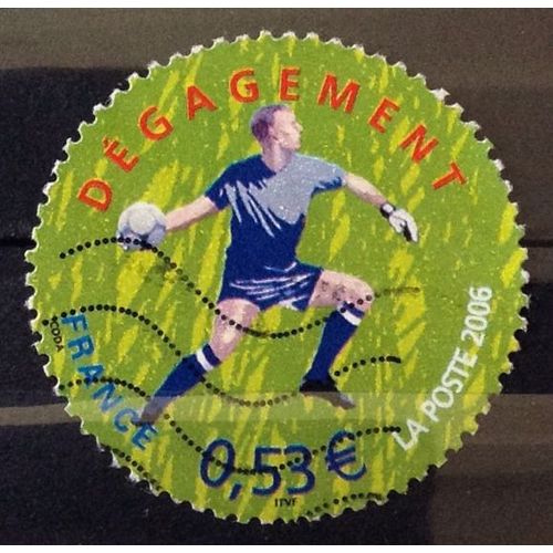 Coupe Monde Foot Allemagne 2006 - Dégagement 0,53 (Très Joli N° 3910) Obl - France Année 2006 - N27527