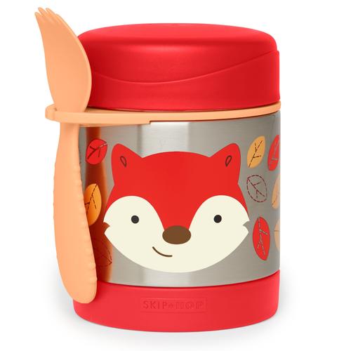 Zoo Thermos Repas + Fourchette - Renard - 3 Ans +