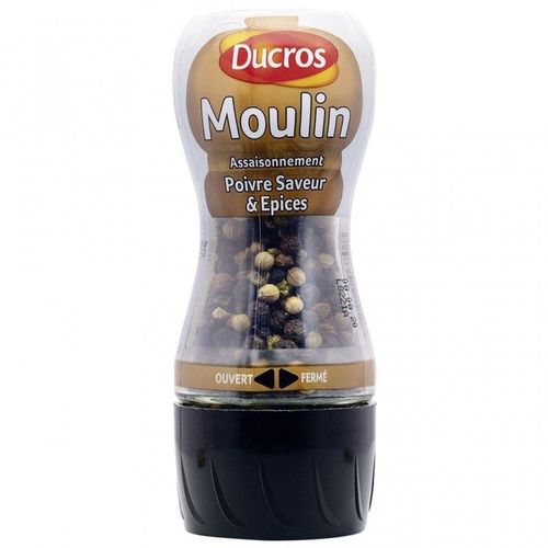 Ducros Moulin Assaisonnement Poivre Saveur & Épices 30g (Lot De 3)