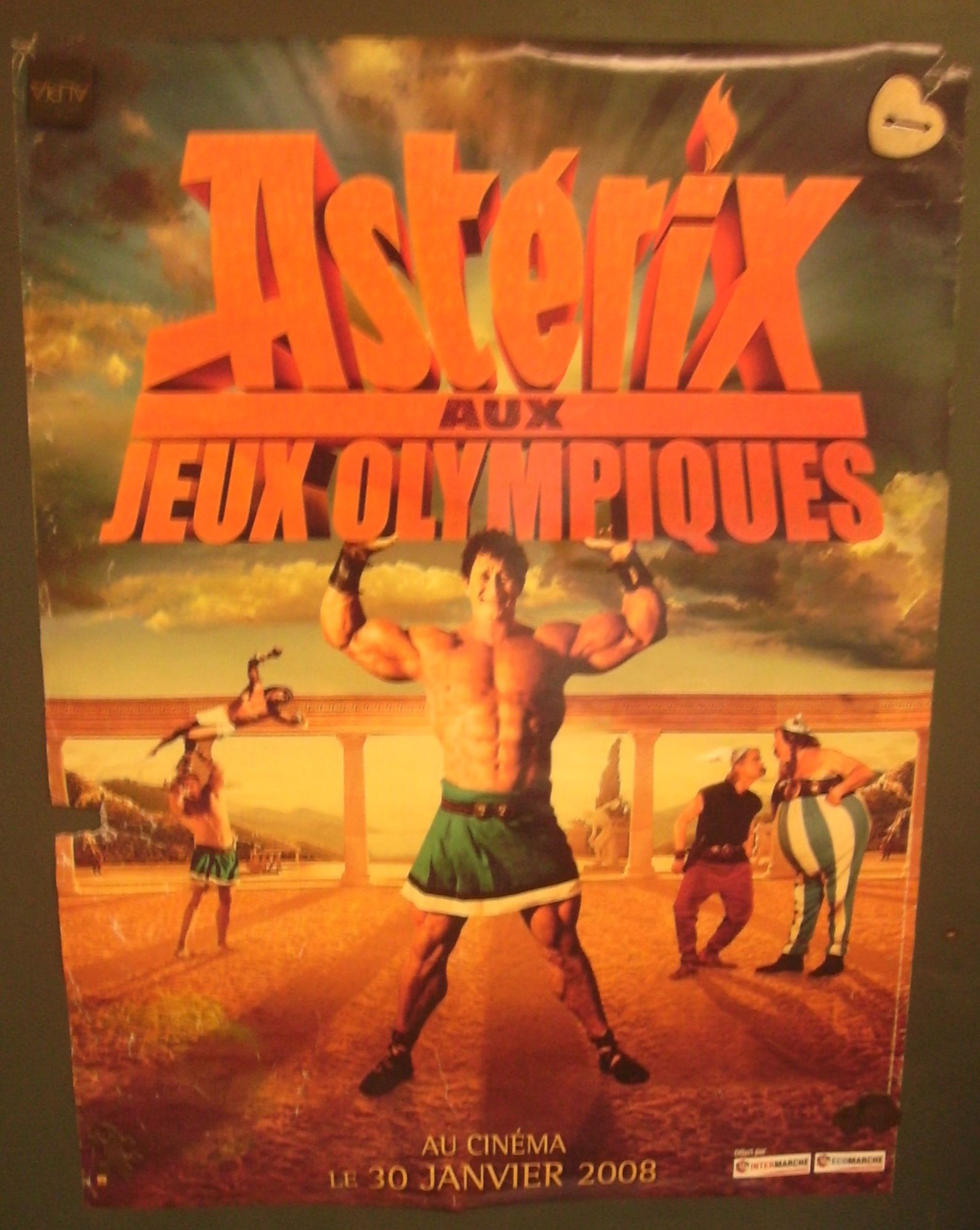 Poster / Photo / Image - Astérix Aux Jeux Olympiques - Au Cinéma Le 30 Janvier 2008 - 80,5 X 60,5 Cm