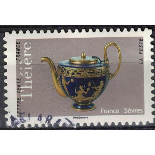 France 2018 Oblitéré Rond Used Théière De France Sèvres Y&t 1620 Su