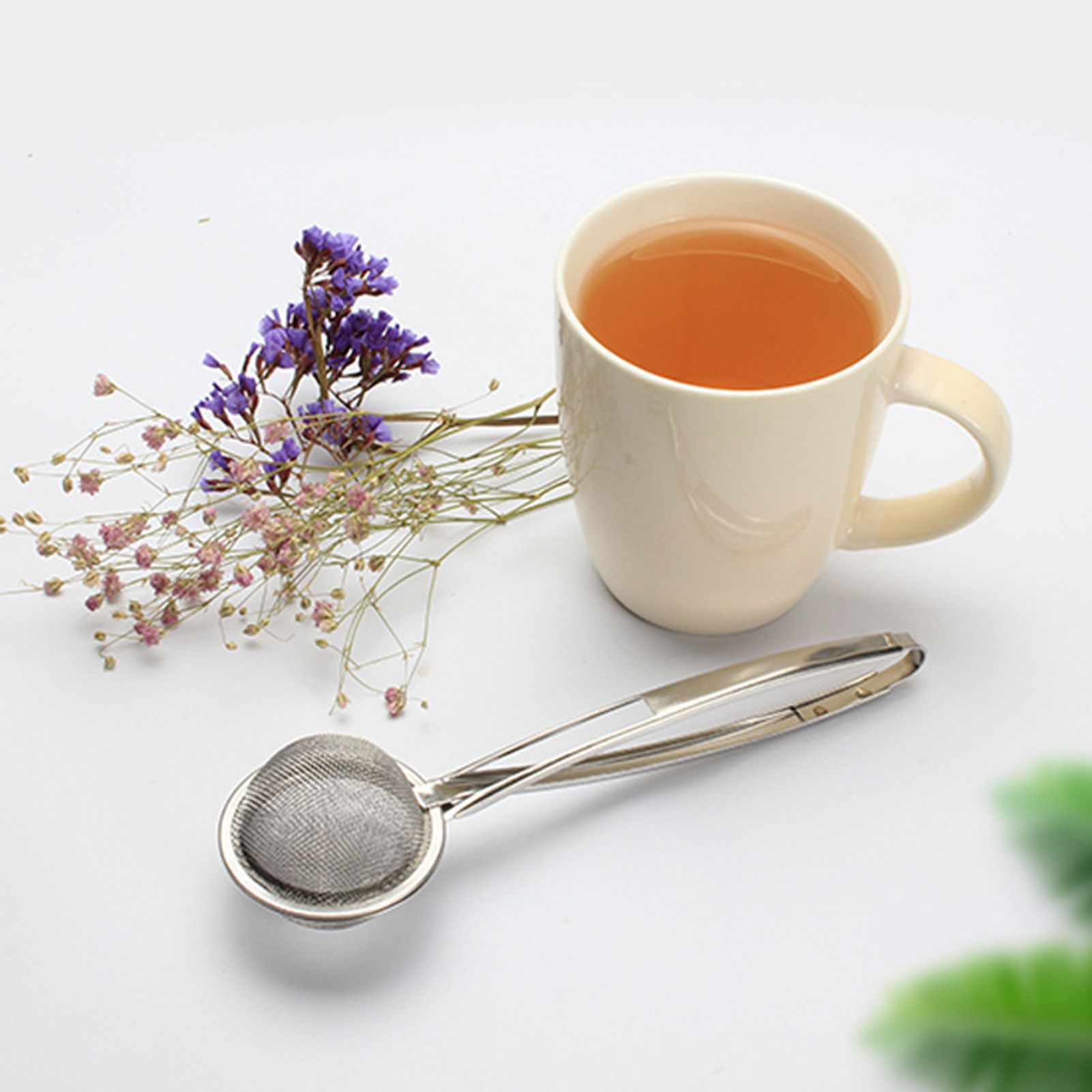 Cuillre  Ressort Avec Poigne En Acier Inoxydable, Infuseu... - 2