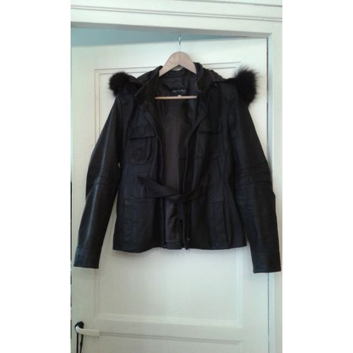 Veste Aqua Leather 100% Cuir Marron T42