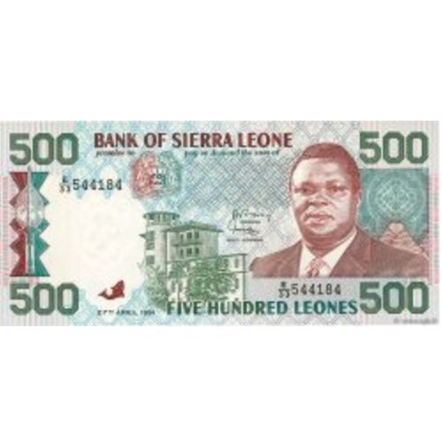 Billet Sierra Leone 500 Leones