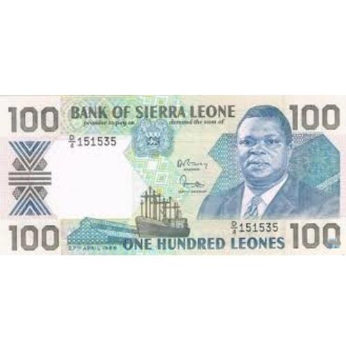 Billet Sierra Leone 100 Leones