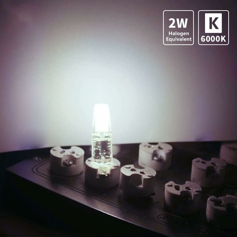 Led G4 Dimmable Blanc Froid Ampoules,2w Equivalent 20w Halog... - 3