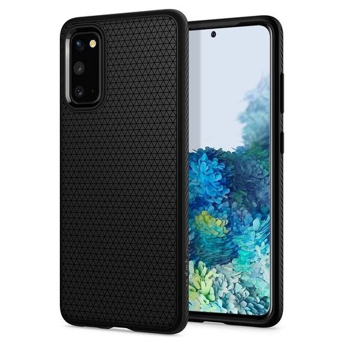 Coque Compatible Galaxy S20 Liquid Air Noir Mat - Spigen