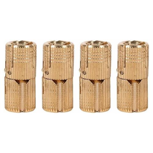 Lot de 4 charnières invisibles en cuivre pur 10 mm pour boîte à bijoux, boîte cadeau, plans de travail¿10mm¿ goodnice