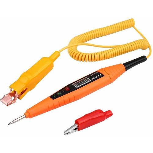 Pour Testeur De Circuit Automobile Pour Testeur Fusible Voiture Pour Test Light Testeur De Circuit De Voiture,2.5-32v Voiture Testeur De Circuit Numérique, Outil De Diagnostic Électrique Goodnice