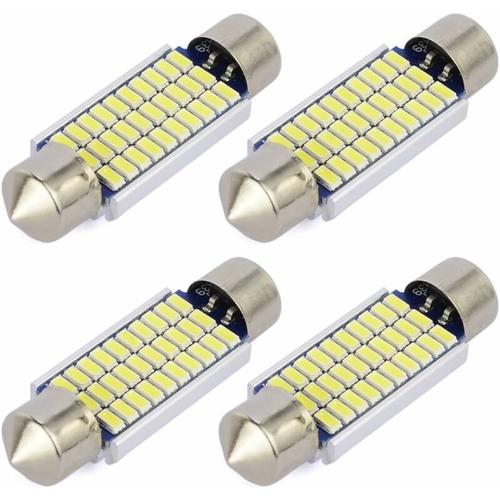 4pcs C5w Led Anti Erreur Blanc 41mm 3014 Ampoules 30smd Feston Dôme Voiture Intérieur Led Lumière 211-2 578 Dc 12v 6000k Goodnice