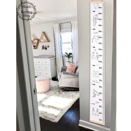 Règle de mesure pour enfants, autocollant mural pour chambre d'enfants, taille de bébé, tableau des tailles