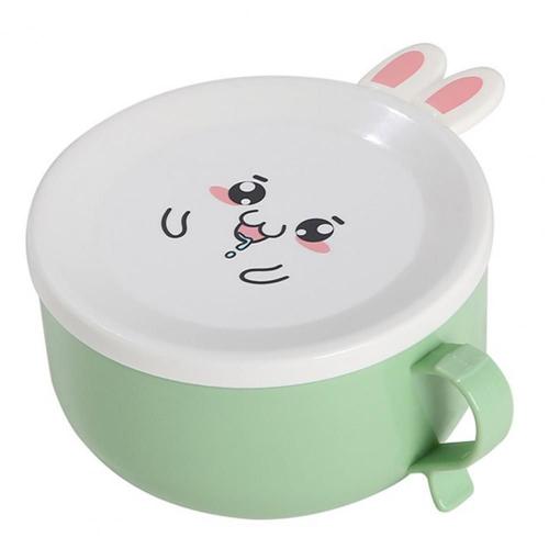 Boîte À Déjeuner Avec Poignée Ergonomique, Bol À Riz, D'apparence Adorable, Anti-Poussière, Populaire, Facile À Nettoyer Et À Sceller, Bento