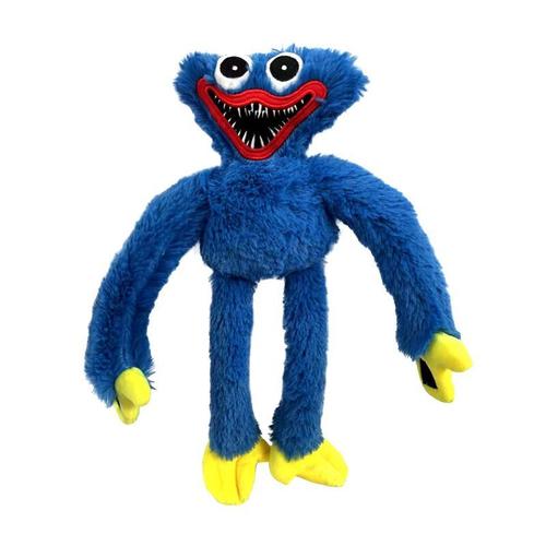 Peluche Montre Poppy Playtime Huggy Wuggy - Bleu 80 Cm