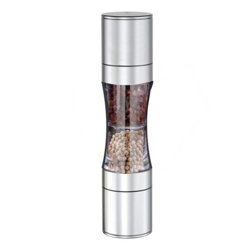 Moulin À Sel Double Tête 2 En 1 En Acier Inoxydable, Pour Assaisonnement, Épices, Accessoires De Cuisine