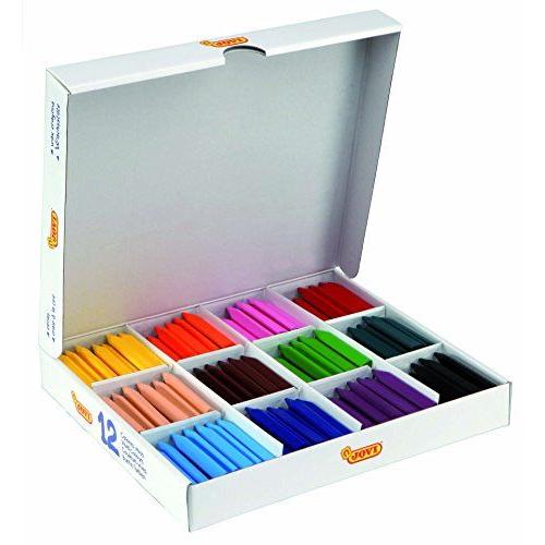Jovi Triwax Triangular Crayons Smooth Coloring With Intense Color Premium Pigments Classroom Pack Of 300 (25 Each Of 12 Colors) Multicolor Set Of 300