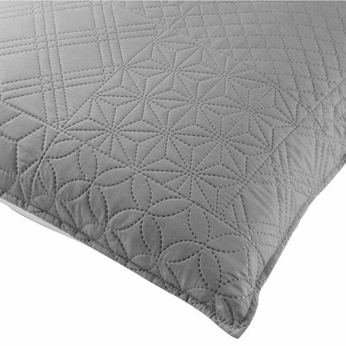 Housse De Coussin "Cottage" 60x60cm Anthracite & Blanc
