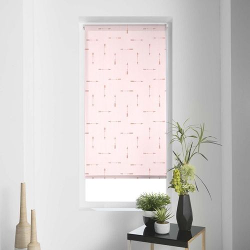 Store Enrouleur Tamisant "Flechaline" 120x180cm Rose