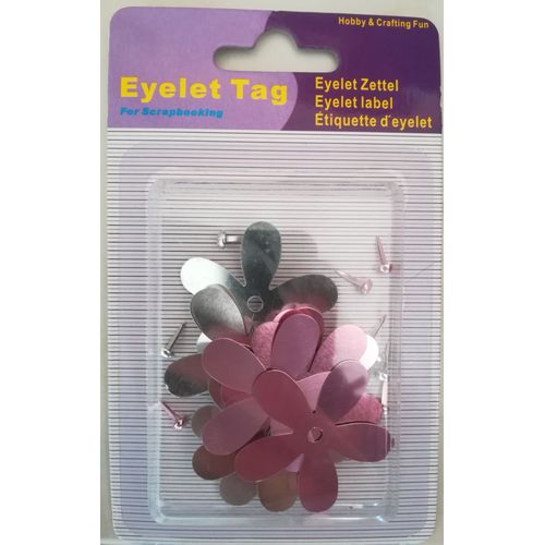 10 Fleurs Métal Avec Attache Parisienne Embellissement Pour Scrapbooking, Carterie, Décoration...