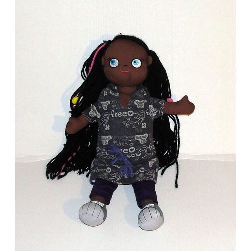Peluche Metisse Poupée De Chiffon Smiling Kids For Vertbaudet Doudou Fillette 35 Cm