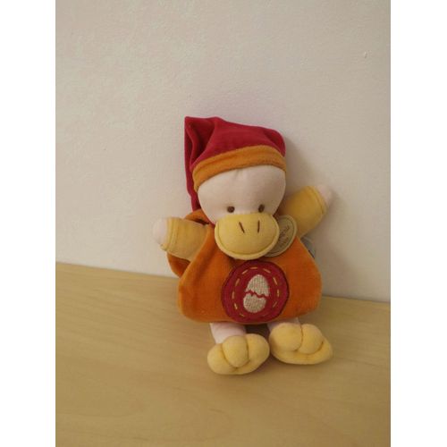 Doudou Canard Oeuf Orange Rouge Cape Doudou Et Compagnie