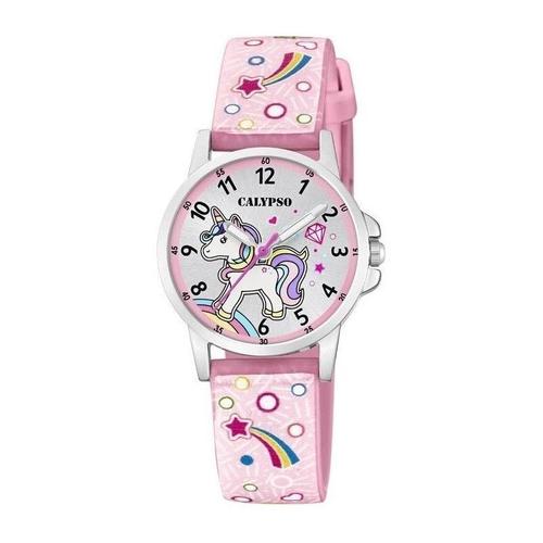 Calypso Nina Montre Junior Bracelet Résine Rose K5776/5