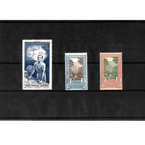 Océanie-Lot De 3 Timbres Neufs**-Gomme Intacte- 1 Er Choix