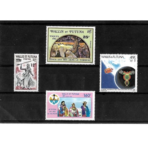 Wallis Et Futuna-Lot De 4 Timbres Neufs**-Gomme Intacte- 1 Er Choix