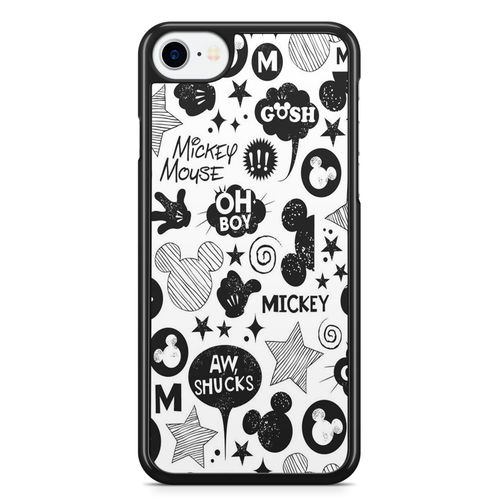 Coque Pour Iphone 6 Plus Et Iphone 6s Plus Mickey Mouse Vintage Noir Et Blanc