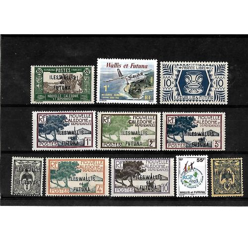 Wallis Et Futuna-Lot De 11 Timbres Neufs**-Gomme Intacte- 1 Er Choix
