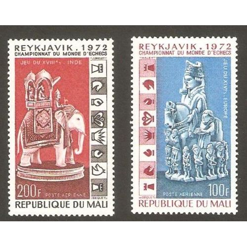 2 Timbres Échecs Mali