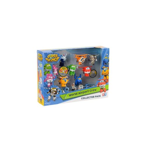 Auldey Toys Super Wings  Coffret Transform-A-Bots X8  Avions Jouets Transformables Et Figurines Robots Jouets Enfant  Robots Transformables Du Dessin Animé Super Wings  Jouet Enfant À Partir De 3 Ans  5 Cm